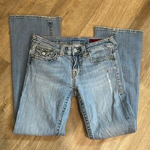 Vigoss Mid Rise Flap Pocket Bootcut Jeans |Size 9